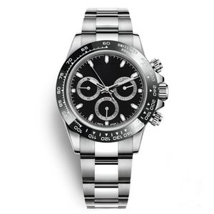 Zwart Automatische Horloges Auto Mechanica Mannen mm Rvs Casual Ceramic Bezel Horloges Jurk Kijk Mannelijke klokken Montre Homme de Luxe
