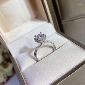 Anéis de casamento para mulheres 925 esterlina prata diamante anel de alta qualidade presentes jóias1