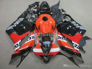 Fatimenti per stampi ad iniezione per Honda CBR600RR 2009 2010 2011 Red Black Fairing Kit CBR 600RR 09 10 11 xs50