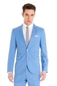 Dinner S toptan satış-2 parça ceket pantolon özel son tek düğme suit damat düğün yemeği elbise erkek smokin dans partisi slim fit elbise