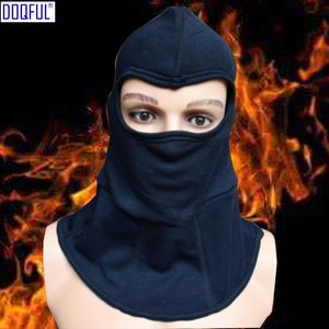 Fire Insulation Safety Work Helmet Flame Retardant Knitted Fabric Headgear High Temperature Working Head Face Protection Fireproof Hat