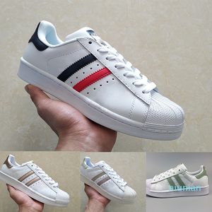 Sıcak Satış-kadın erkek yeni stan ayakkabılar moda klasik smith Casual daireler ayakkabılar deri açık spor sneakers