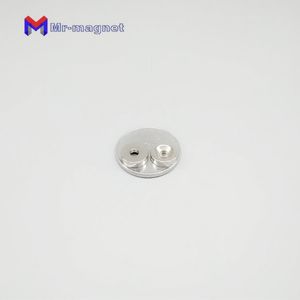 Imanes Top-Mode-Kühlschrankmagnet, Imanes de Nevera, 50 Stück, Durchmesser 10 x 3 mm, Loch 5 mm Ring, runde Neodym-Magnete mit neuem 103 Seltenerd-N35