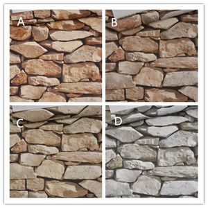 10Mx 53cm Waterproof Vintage 3D Stone Effect Wallpaper Roll Modern Rustic Realistic Faux Stone Texture Vinyl PVC Wall Paper Home Decor KD1