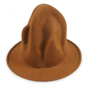 Nya modekvinnor män 100% Wool Mountain Hat Pharrell Williams Wasten Celebrity Style Party Novely Buffalo Hat311d