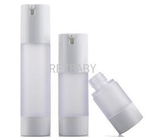 15ml 30ml 50ml havasız şişe buzlu / mat vakum pompası şişe losyonu kozmetik konteyn için kullanılan