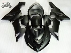 Personalizza carenature cinesi per Kawasaki Ninja ZX6R ZX 636 ZX 6R 05 06 ZX-6R kit carenatura in plastica ABS nero opaco TV11 2005 2006