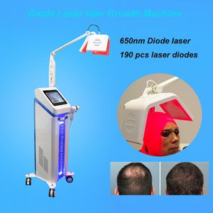 LED-tillväxtprodukter 650nm diodlaser håråterväxtmaskin Skönhetsförlustbehandling för klinik och läkare