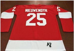 Benutzerdefinierte Männer Jugend Frauen Vintage Cornell Big Red # 25 Joe Nieuwendyk Hockey Jersey Größe S-5XL oder benutzerdefinierte Name oder Nummer