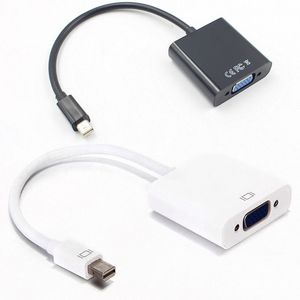 Mini Thunderbolt DP till VGA Video Adapter Cable för Apple MacBook Pro Air Mac Mini