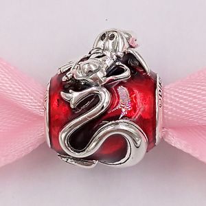 Andy Jewel 925 Стерлинговые серебряные бусины DSN Mulan Mushu Charms подходит для европейских ювелирных изделий в стиле Pandora.