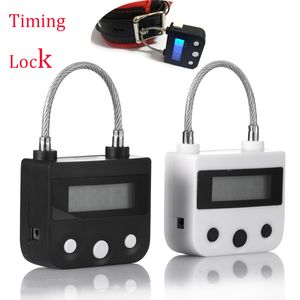 Electronic Bondage Lock, BDSM Fetish Hands Mouth Gag Rechargeable Timing Switch Chastity Device Adult Games Couples Sex Toys C18112701