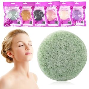 Natura organiczna Konjac Sponge Sponge Sponge Sponge Sponge twarz czyszczenie skóry Makijaż Makijaż narzędzia do czyszczenia nadwozia narzędzia do czyszczenia ciała