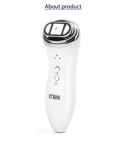 Ultrasonic Bipolar RF Radio Frequency Lifting Face Skin Care Massager Mini Hifu Anti Wrinkle Facial Tightening Device