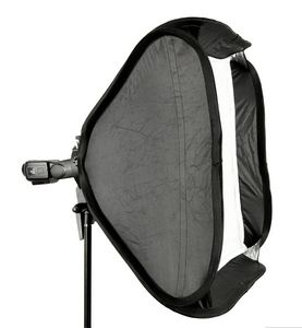 Freeshipping 60x60cm Photo Studio Softbox Diffusore + Staffa tipo S Bowens Supporto per Canon Nikon Sony Flash Speedlite