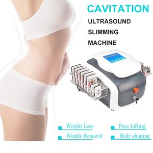 New Model Ultrasonic Cavitation Vacuum Radio Frequency Lipo Laser Slimming Machine Cavitation Weight Loss Slimming Beauty Equipment