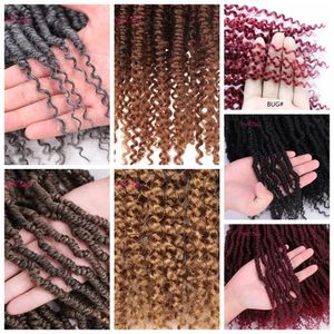 75g Bomb Twists 14 Inch Synthetic Crotchet Braiding Hair Extensions Ombre Crochet Braids Fluffy Spring Twist Pre-looped Hair black marley