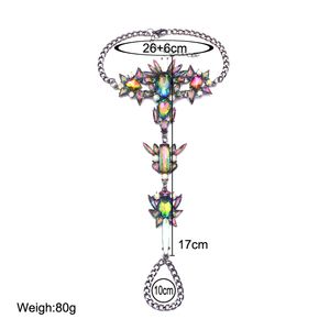 Fashion Wedding Barefoot anklet Sandals Beach Foot Jewelry Sexy Pie Leg Chain Female Boho Crystal Anklet for women262Q