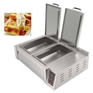 2650W Electric heating fried dumpling machine for multi-function frying pan in canteen restaurant breakfast bar snack bar