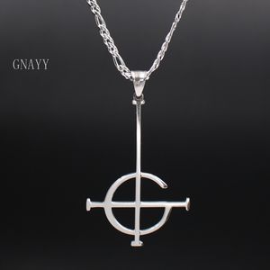 mens jewelry Punk Roker Ghost B.C. Nameless Ghoul Necklace Stainless Steel Men 35*50mm Pendant merch logo symbol jewelry