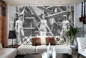 Wholesale 3d Low Price Wallpaper Sculpture 3D Art Wall Decoration HD Superior Interior Decorations Wallpaper