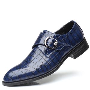 Vendita calda-fabbrica nuova vernice scarpe eleganti in PU scarpe reticolari buone scarpe di tendenza della moda per uomo zy822