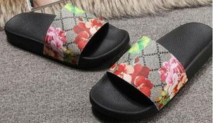 Nowe Mężczyźni Kobiety Filp Buty Luksusowe Zjeżdżalnia Lato Mody Szerokie Plastikowe Sandals Slipper Flip Flop Rozmiar 35-45 Kwiat Box