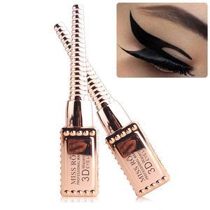 Eyeliner liquido 3D Penna per eyeliner con tubo d'oro Penna per eyeliner impermeabile durevole 8 ml