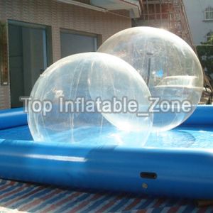 PVC-Material, gute Qualität, 2 m Durchmesser, für Kinder und Erwachsene, Wasserlaufball für Haus, Miete, Spiel, Spiel auf Grünland, Wasser, Schnee, kostenloser Versand