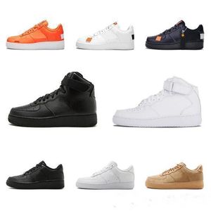 2021 1 Utility Classic Black White Men Women Casual Shoes Red One Sports Skateboarding High Low Cut Wheat Trainers Sneakers 36-45
