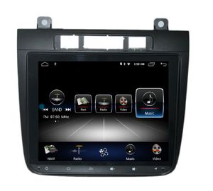 Android Car Radio med exakt GPS navigering Vidio HD1080 Multi touch skärm Bluetooth mikrofon för VW Touareg inch