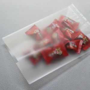 Şeffaf Düz çantayı Buzlu - 200pcs / 8x12cm Mat Opak Lucency Gıda Poly Kılıfı, Kurabiye Depolama keseyi, Isı Açık Mühür Paketi Paketleme