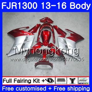 Kit For YAMAHA FJR1300 A FJR1300A FJR1300 13 16 247HM.4 FJR-1300A FJR 1300 Silver red stock 13 14 15 16 FJR-1300 2013 2014 2015 2016 Fairing