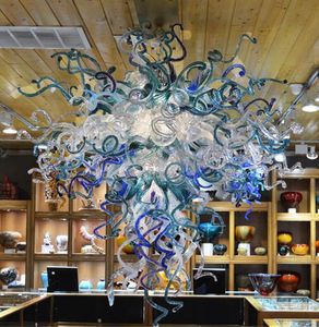 Elegans Antik ljuskrona Lampor Living Matsal Hängande Lampor Venetian Murano Glass Candeliers On Business