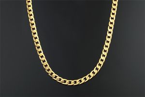 All'ingrosso- 6mm gioielli in acciaio inossidabile hip hop placcato alta lucidatura Miami Cuban Link collana uomo punk catena barbazzale farfalla Clas