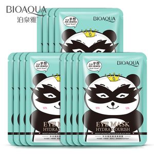 Bioaqua Brand Eye Mask保湿かわいいブラックマスクアイズケアケアトリートメントリラックスアンチダークアイサークルコラーゲン