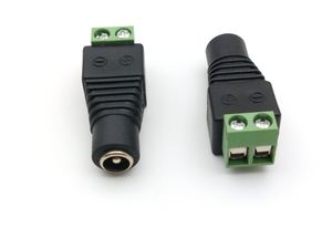 1000 adet 5.5mm x 2.1 DC CCTV Kamera Için Güç Kadın Fiş Adaptörü Bağlayıcı