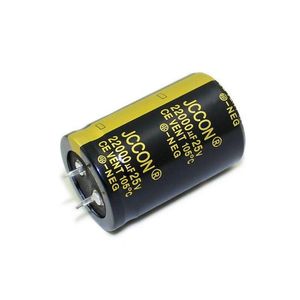 JCCON HORN ALUEMINUM ELUMINITITATE CAPACITOR 25V22000UF VOLULE 30X45 AUDIO AMPLIFIER AUDIO