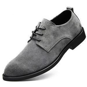 Yeni İngiliz Stil Erkekler Çalışma Örgün Boş Ayakkabı Parti Büyük Boyutu 38-48 için erkek Flats üzerinde Nefes Erkekler Elbise Shoes