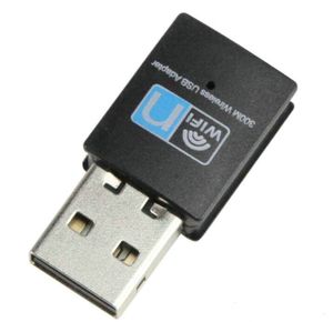 Mini 300m USB2.0 RTL8192 WiFi Dongle WiFi Adapter Trådlöst WiFi Dongle Network Card 802.11 N / G / B Wi Fi LAN Adapte High QualityR