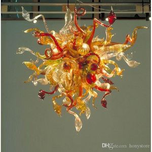 Moderna kristall ljuskronor hängsmycke lampa samtida taklampor handblåst Murano glas ljuskrona ljusstil