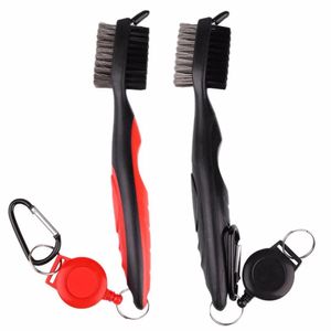 Golf Club Brush Golf Groove Cleaning Brush 2 Sided Golf Putter Wedge Ball Groove Cleaner Kit Cleaning Tool Gof AccessoriesZZ