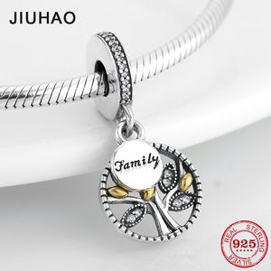 High quality 925 Sterling Silver Family Tree Of Life Charms Pendants Fit Original Pandora Bracelet Necklace DIY Jewelry making CJ191116