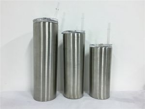 30oz chudy kubek flask butelka ze stali nierdzewnej Butelka wodna Próżnia Kubek Podróży z wolną słomką i pokrywką A08