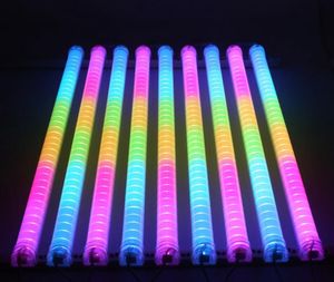 LED NEON BAR 0.5M AC220V LED Digital Tube / LED Tube RGB Färg Vattentät Utanför Färgglada Tubes Byggdekoration