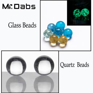 Kvarts / glaspärlor 6mm insatt Terp Pearls Rotera röktillbehör som med luftflödet ökar perfekt arbete för kvarts banger glas bong dab oljeriggar