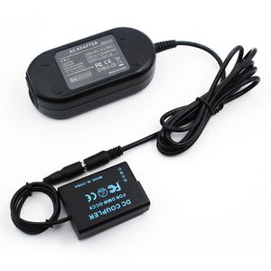 Frete Grátis Adaptador AC Power DMW-AC8 + DMW-DCC9 Acoplador para Panasonic Lumix DMC-GF2 GF2K G3