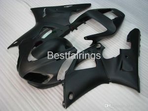 ZXMOTOR Free custom fairing kit for YAMAHA R1 1998 1999 all black fairings YZF R1 98 99 VC24