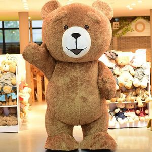 2019 Yüksek Kalite Büyük Yağ Teddy Bear Karikatür Maskot Kostüm Oyuncak Mağazası Promosyon Takım Cadılar Bayramı Partisi Fantezi Elbise Ücretsiz Kargo