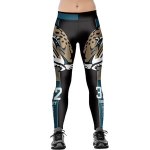 Wydrukowane 3D Plus rozmiar S-4XL Drużyny Kobiety Legginsy 19 Style Match Raider Sport Sport High Talie Pants Elastic Slim Jeggings